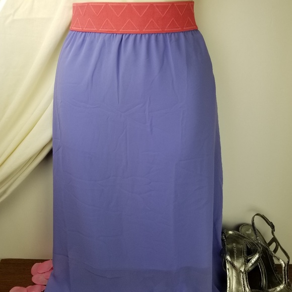 NWT!! LULAROE (Lola)  Peri winkle Large A106 - Picture 4 of 8